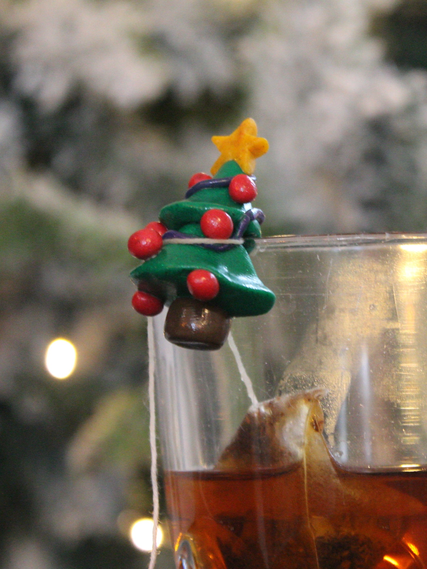 Porte-sachet de thé Sapin de Noël plusdelles