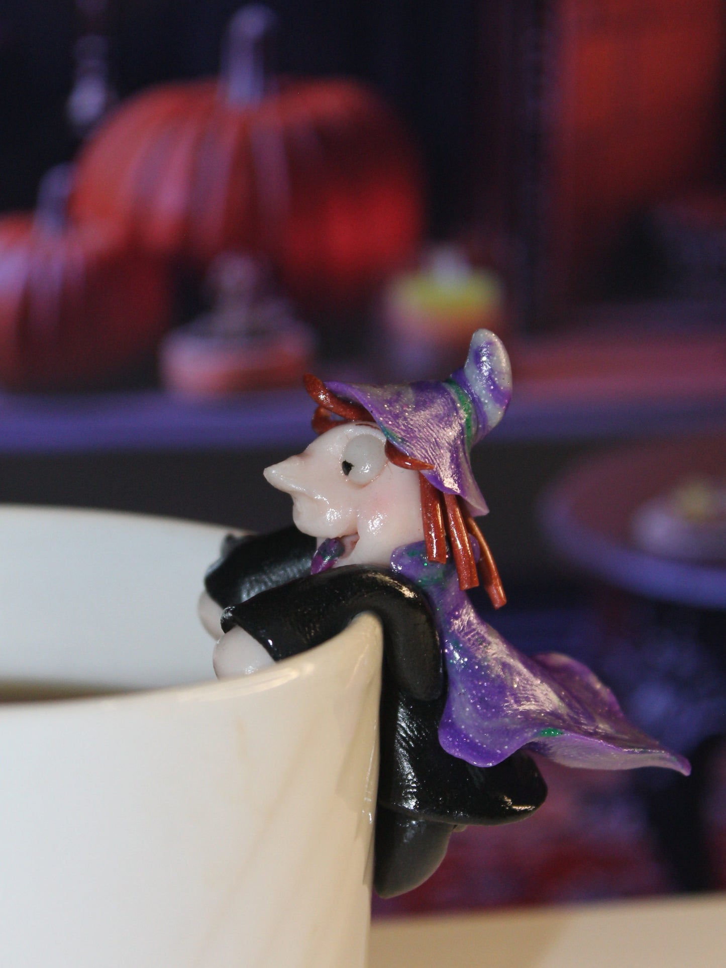 Porte sachet de thé sorcière plusdelles 