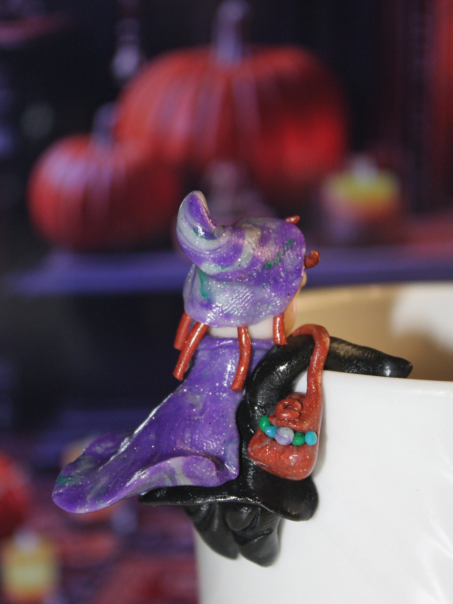 Porte sachet de thé sorcière plusdelles 