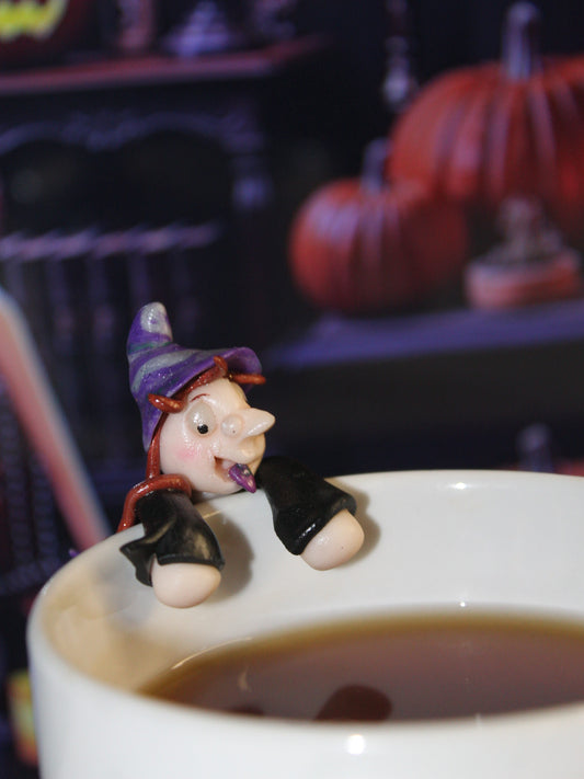 Porte sachet de thé sorcière plusdelles