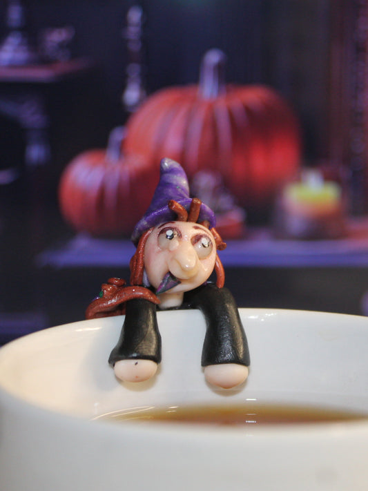 Porte sachet de thé sorcière plusdelles 