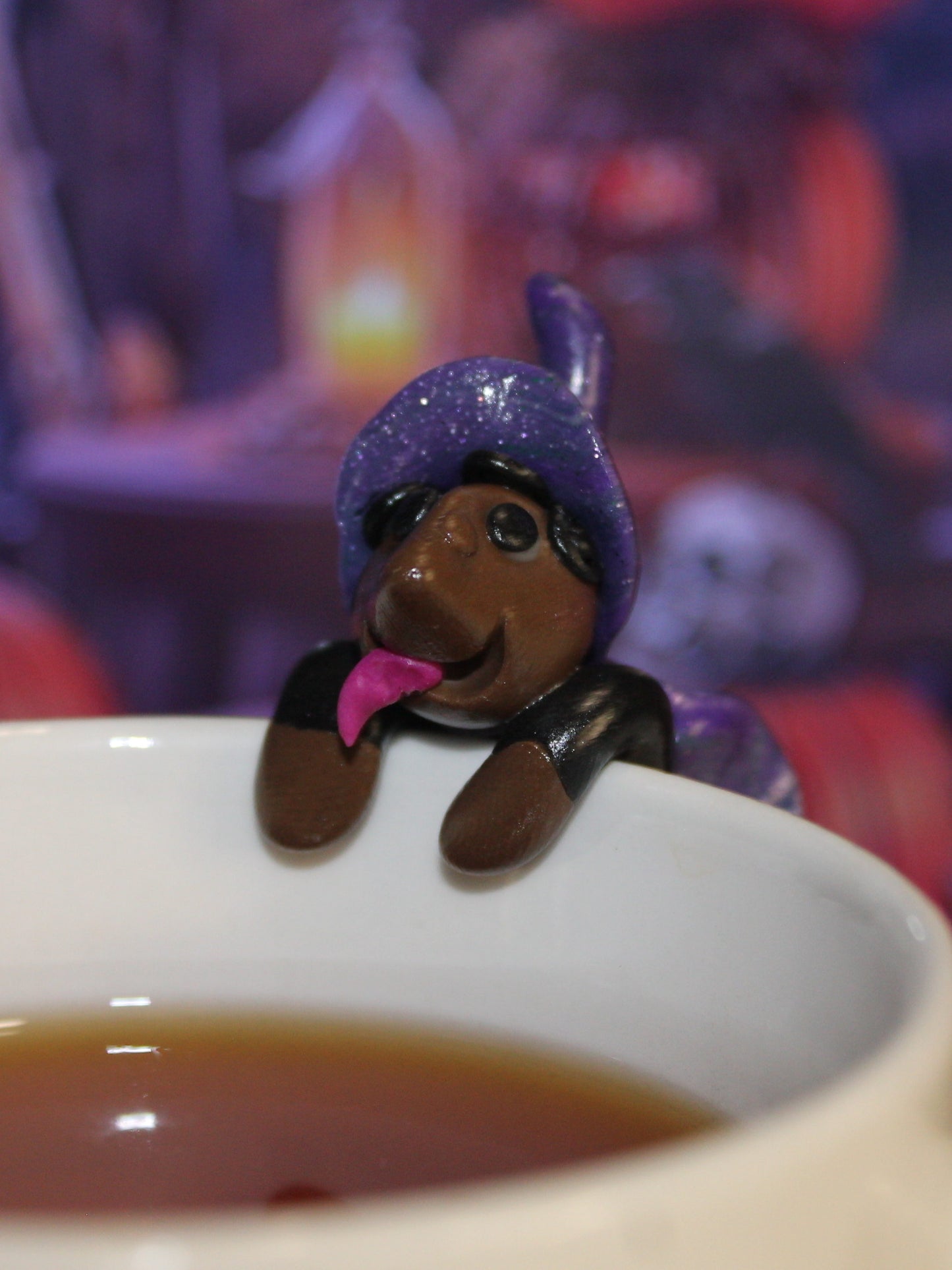 Porte sachet de thé sorcière plusdelles 