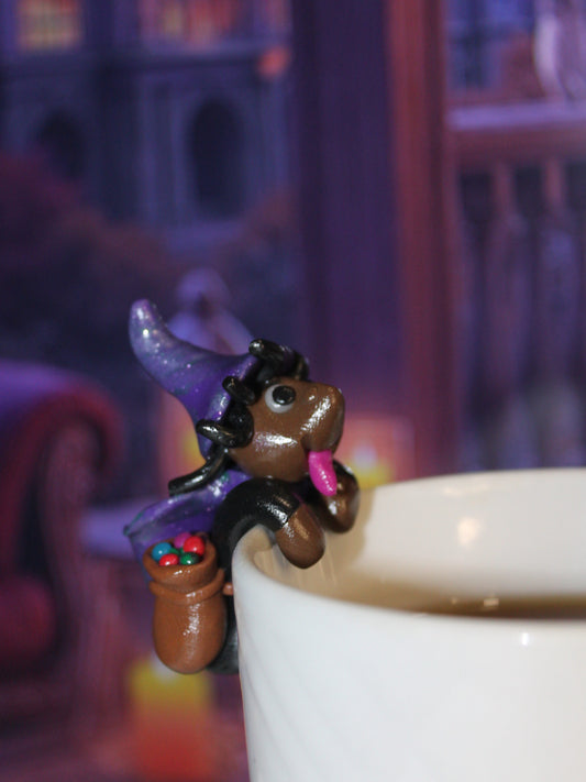 Porte sachet de thé sorcière plusdelles 