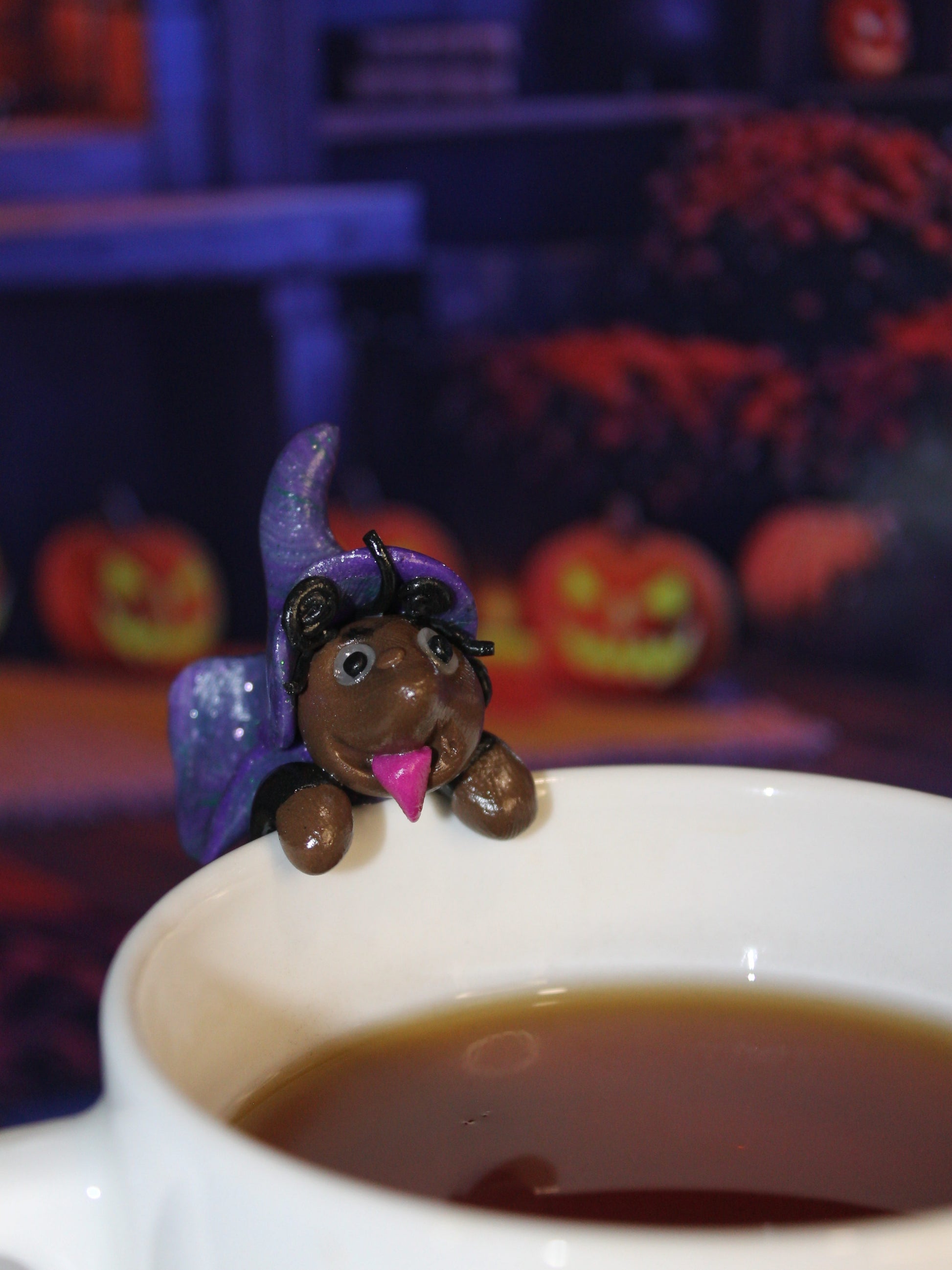 Porte sachet de thé sorcière plusdelles 