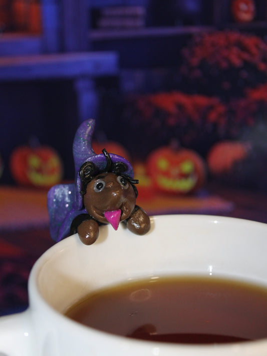 Porte sachet de thé sorcière plusdelles 