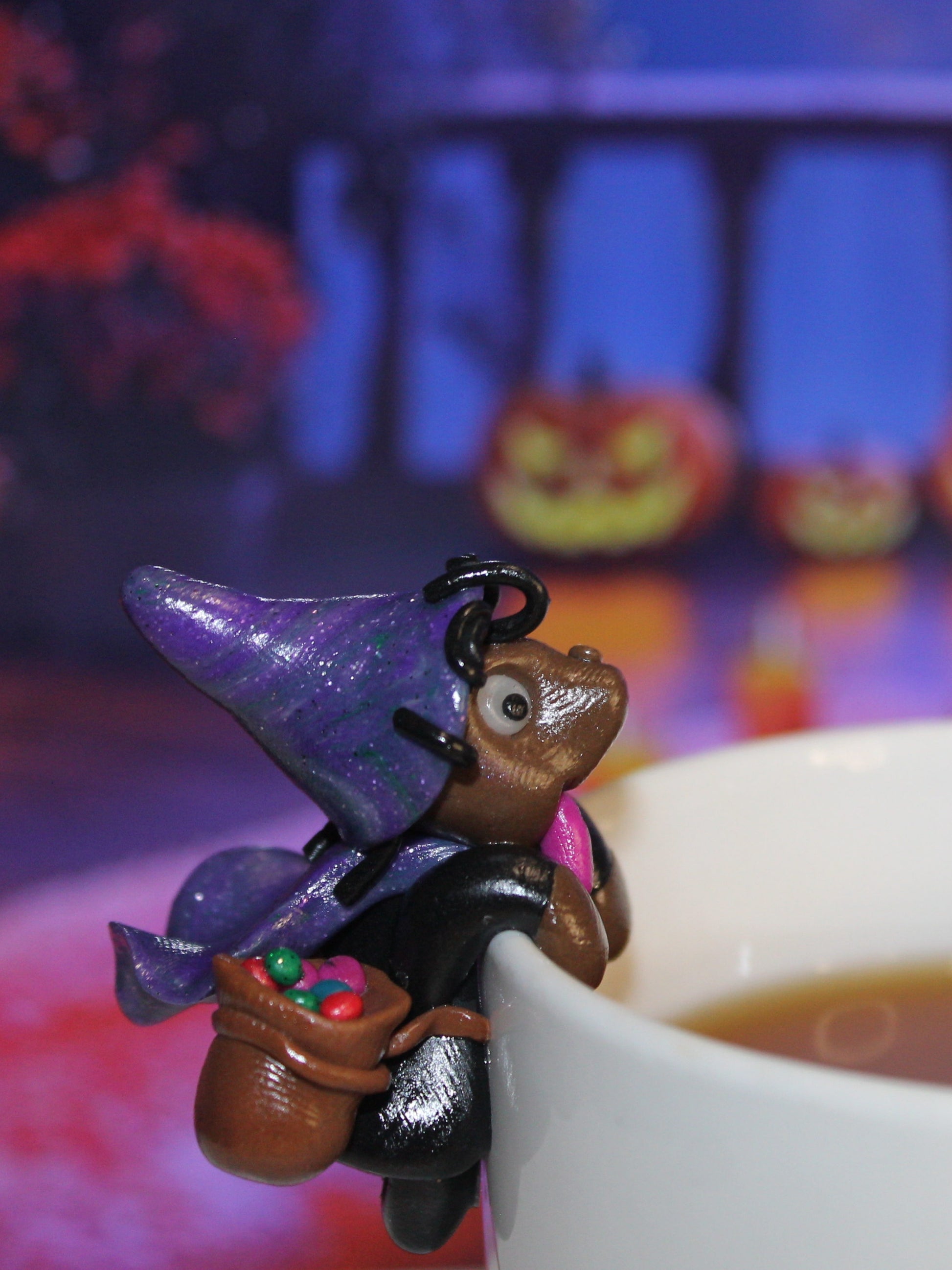 Porte sachet de thé sorcière plusdelles 