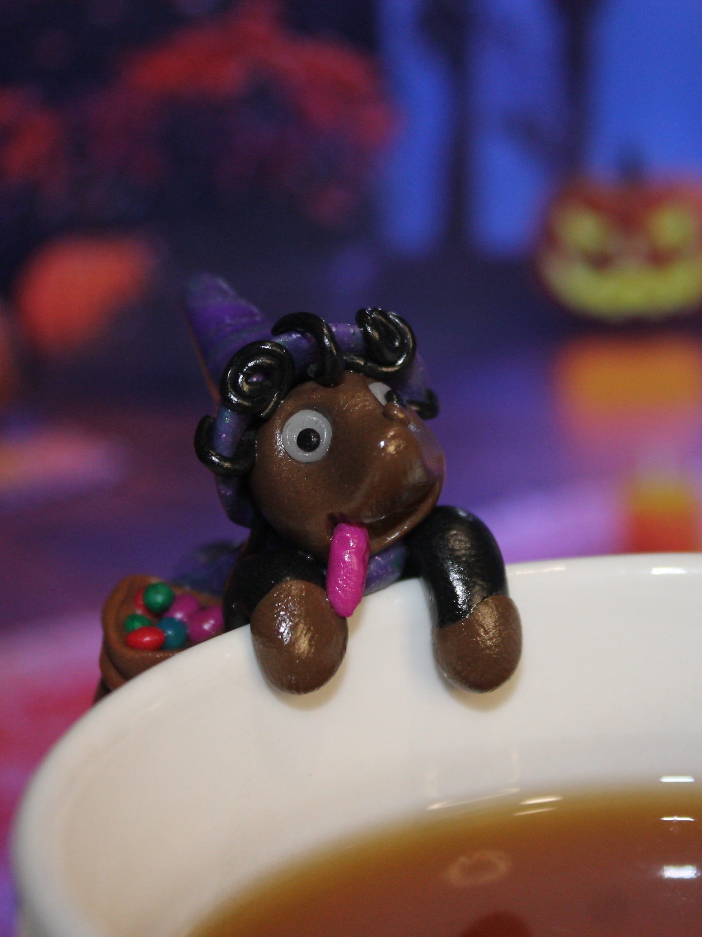 Porte sachet de thé sorcière plusdelles 