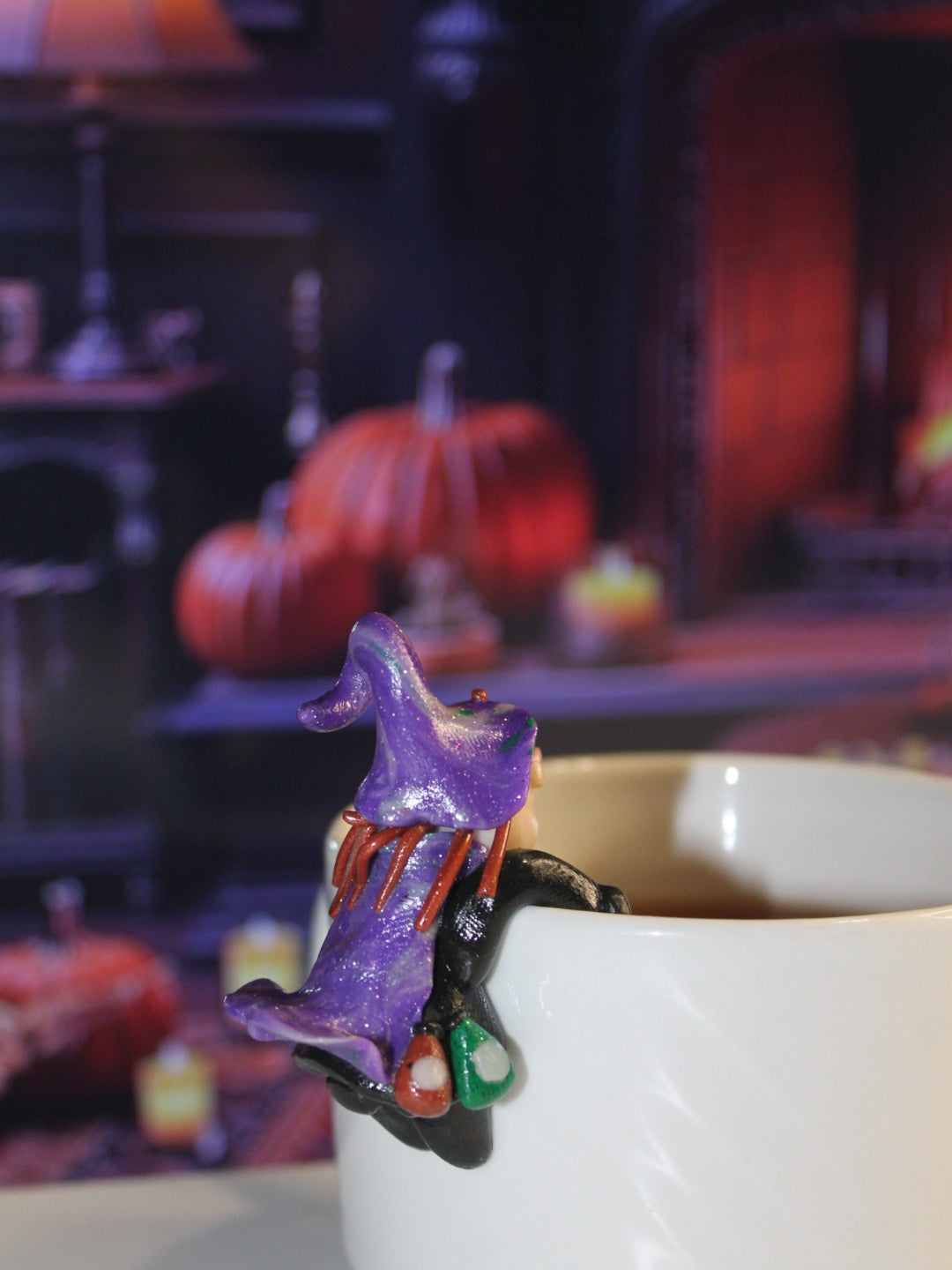 Porte sachet de thé sorcière plusdelles 