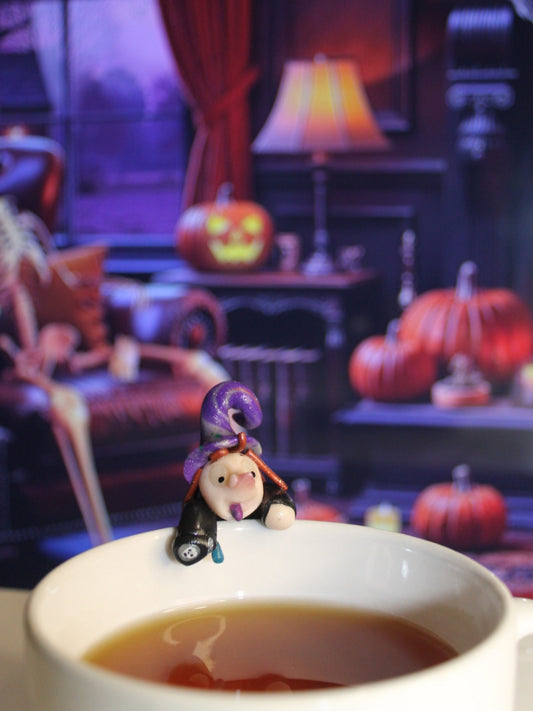 Sorcière porte sachet de thé 