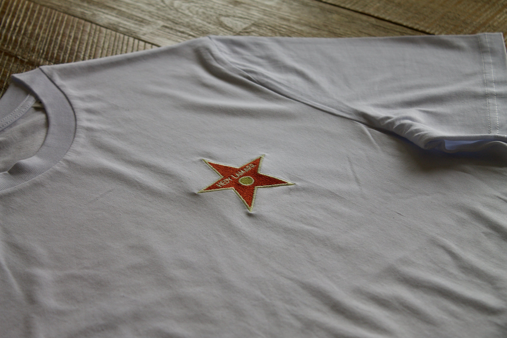 Détail T-shirt Hedy Lamarr
