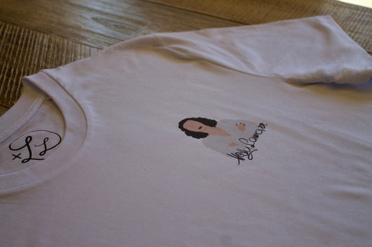 Détail T-shirt Hedy Lamarr